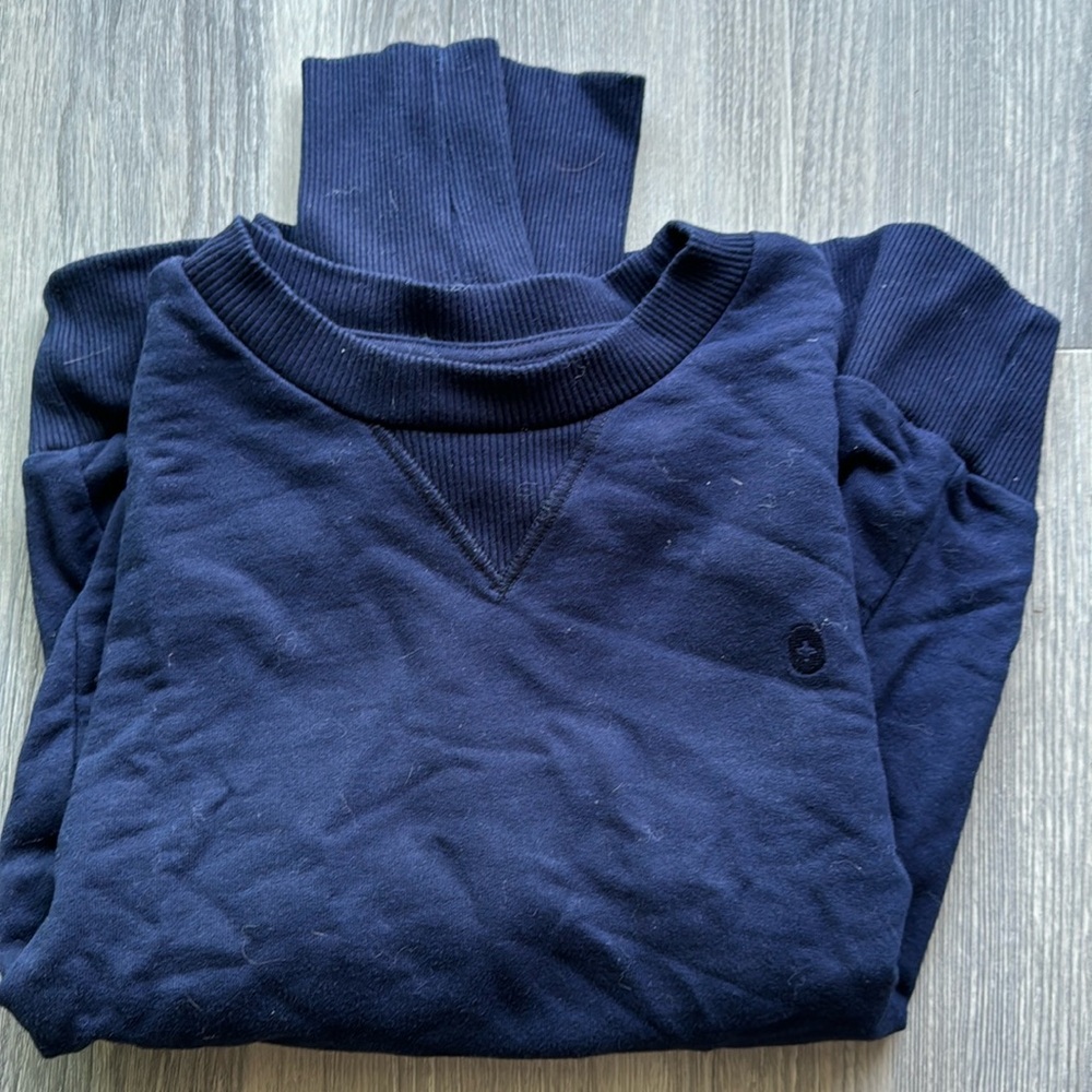 Figs Navy Small Crewneck